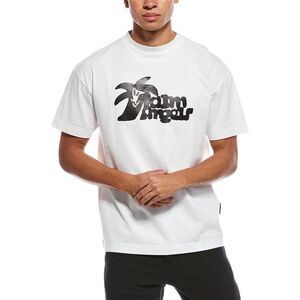 Palm Angels Mens  Hunter Classic T-Shirt, White